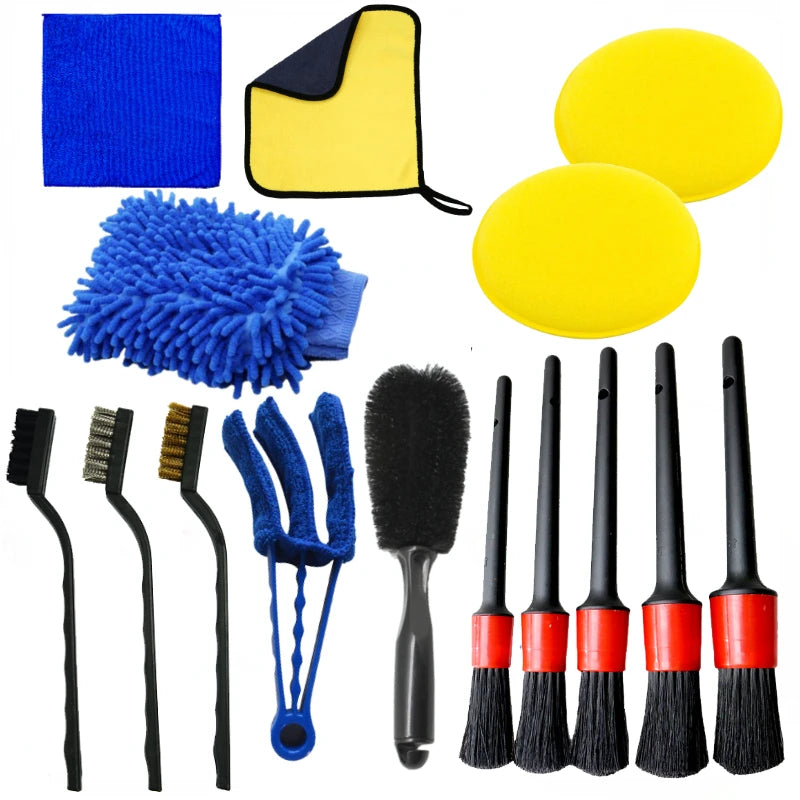 Interior Car Detail Set (15-Piece)