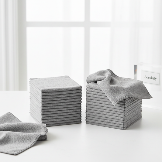 Streak-Free Microfiber Cleaning Cloths